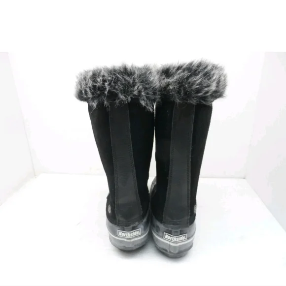 Northside Katsura Waterproof Fur-Lined Winter Boots Black Size 7 - Picture 7 of 11